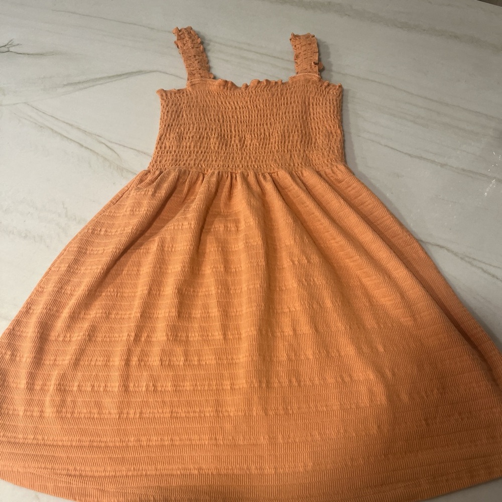 Orange summer dress